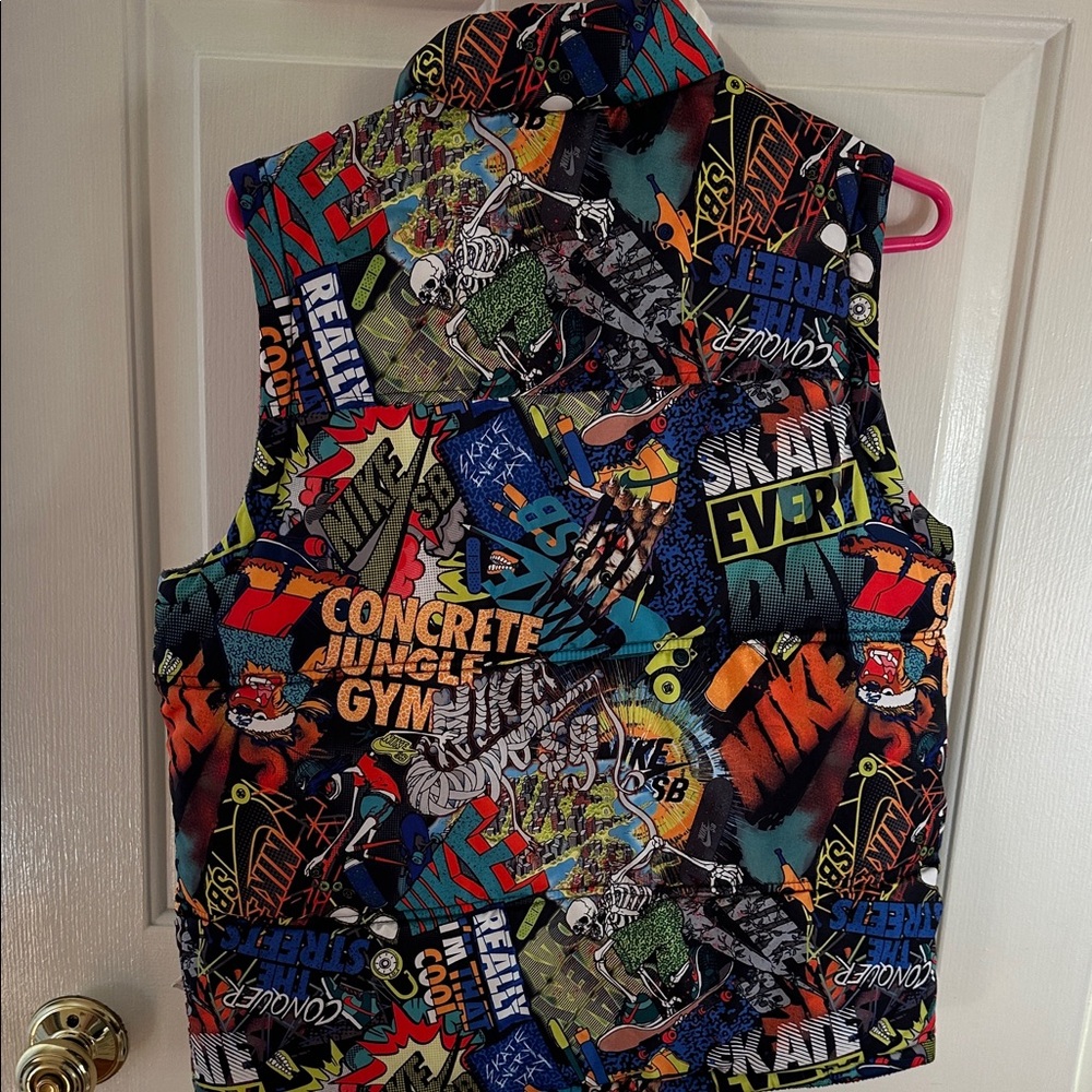Nike Multicolor Graphic Kids Vest - Picture 2 of 5